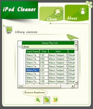 IPOD Cleaner screenshot